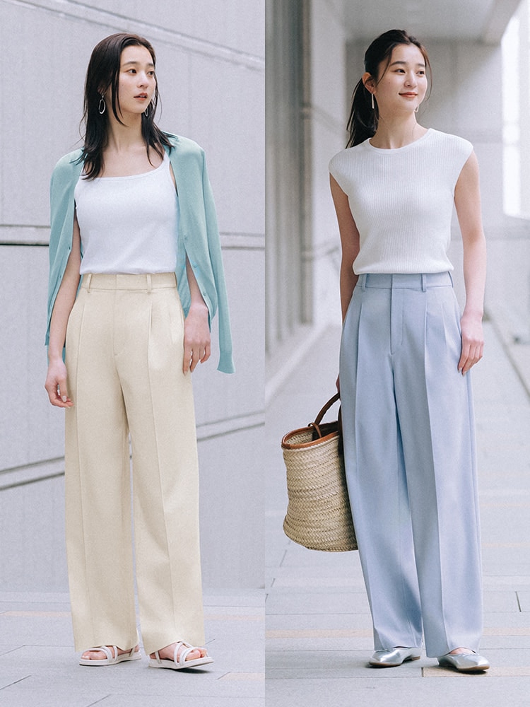 UNIQLO, UNIQLO Wide-Leg Trousers Feature, WOMEN