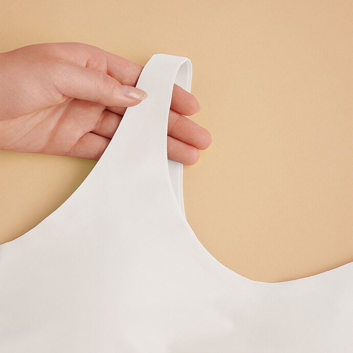Modèle sans coutures pour une sensation naturelle. Si confortable que vous avez l'impression de ne pas porter de soutien-gorge.