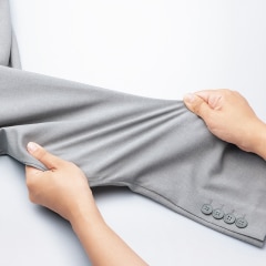 Lightweight, stretchy fabric for extra comfort, especially during long meetings.