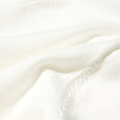 Smooth cotton-blended fabric for comfort in any setting.