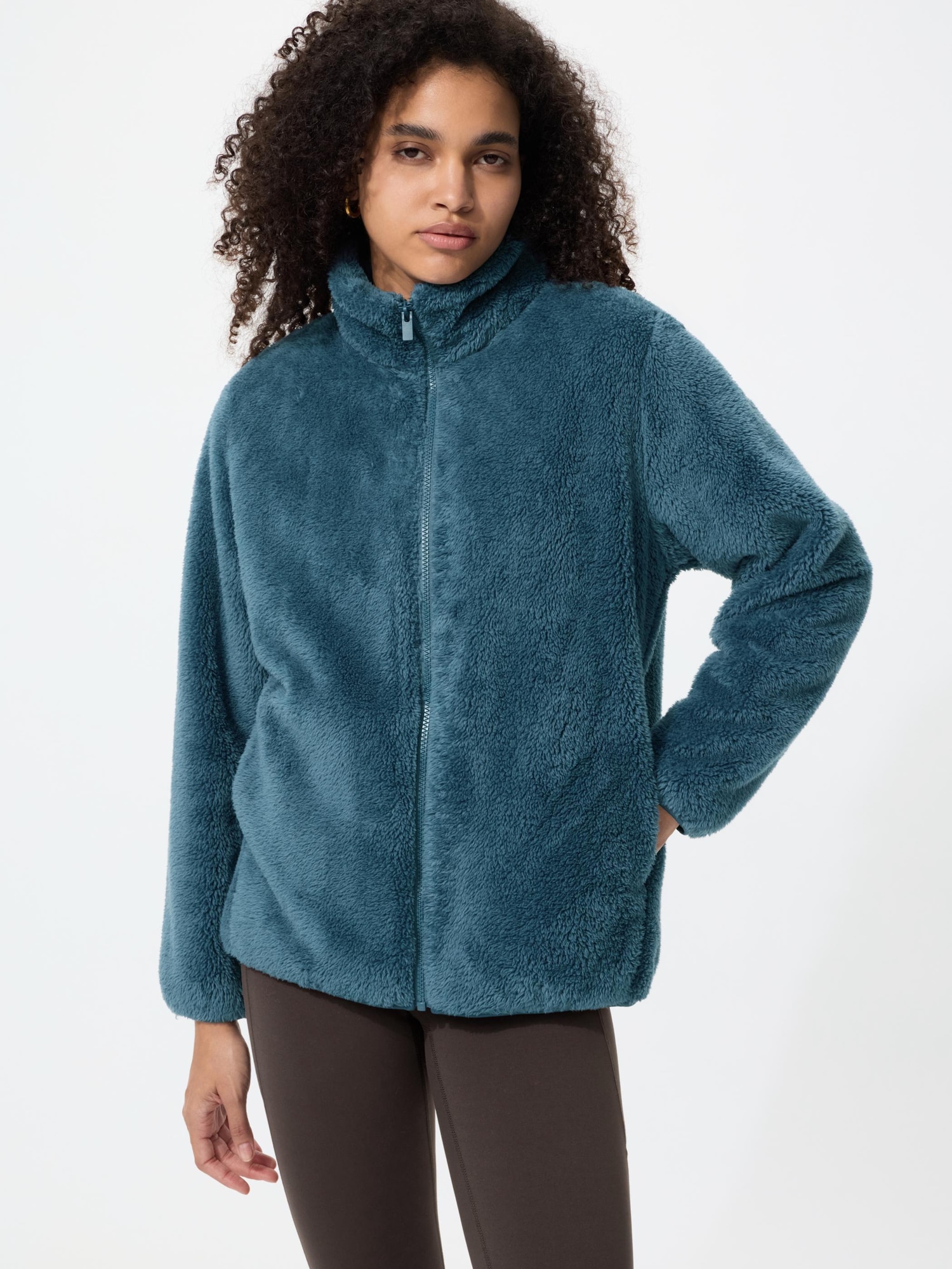 Куртка Uniqlo Fluffy Yarn Fleece Full-Zip Jacket