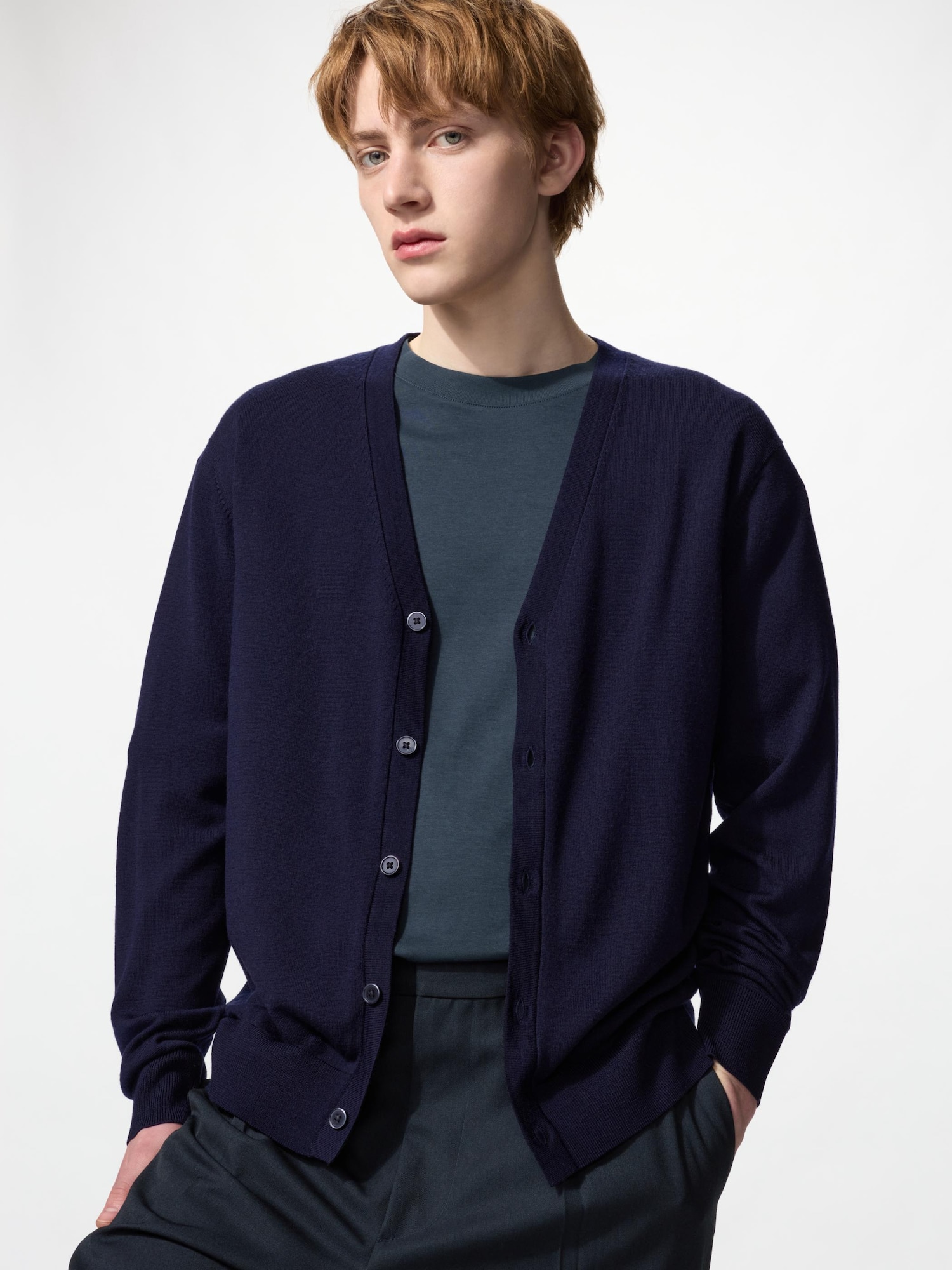 Кардиган Uniqlo Merino V-Neck