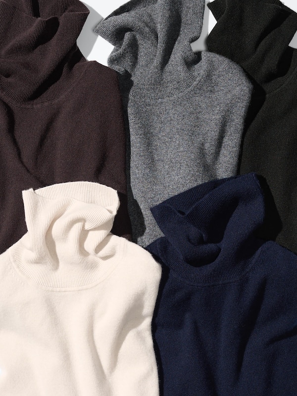 캐시미어터틀넥스웨터