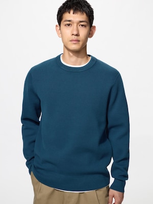 워셔블밀라노립크루넥스웨터