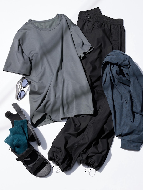 AIRism코튼크루넥T(반팔)