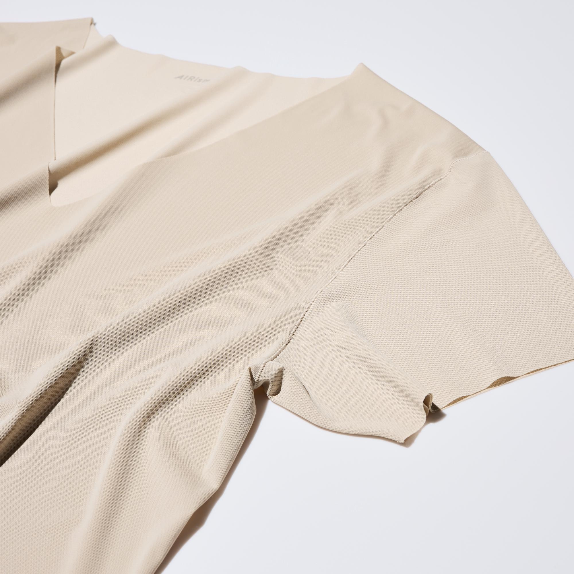 Футболка Uniqlo AIRism Mesh V-Neck T-Shirt