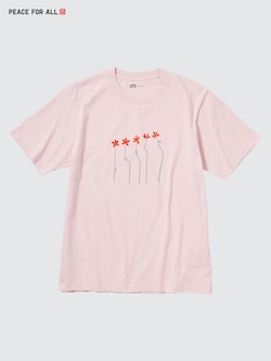 PEACE FOR ALL 그래픽T(반팔·레귤러핏)HANA TAJIMA