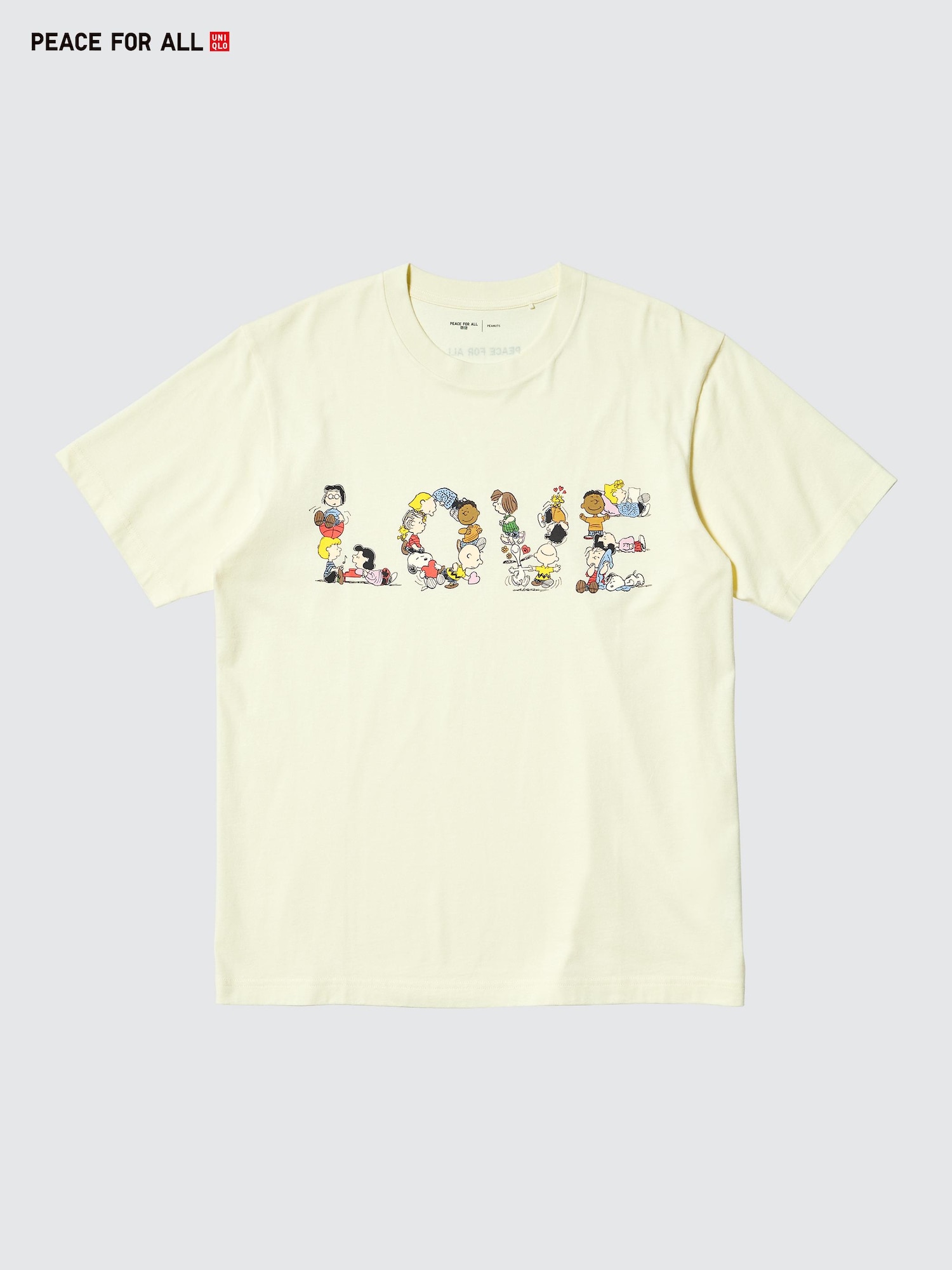 PEACE FOR ALL футболка (стандартный крой) PEANUTS