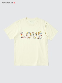 PEACE FOR ALL 그래픽T(반팔·레귤러핏)PEANUTS