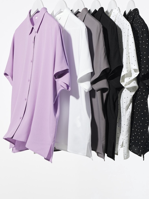 레이온프린트블라우스(반팔)