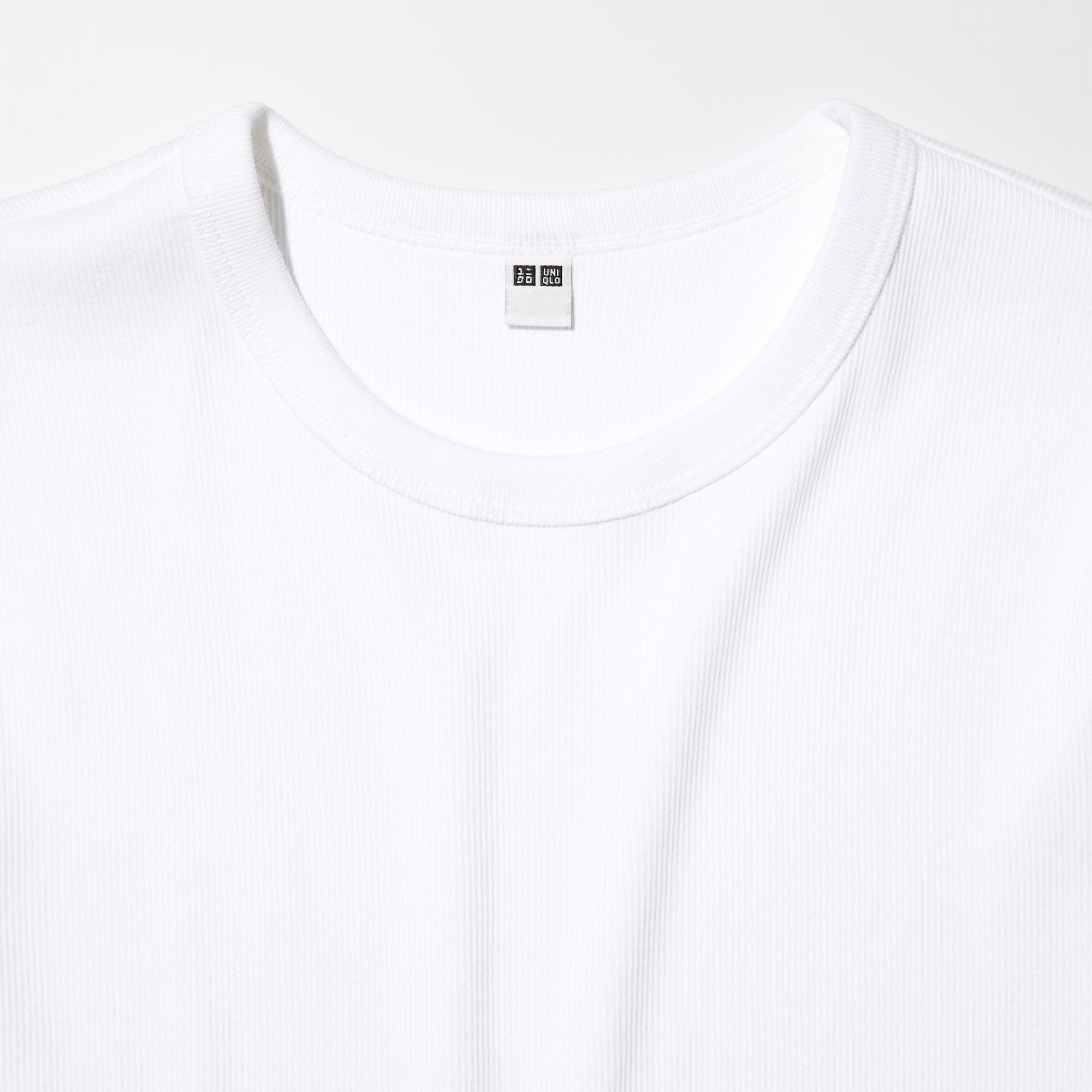 Футболка с длинным рукавом Uniqlo Soft Rib T