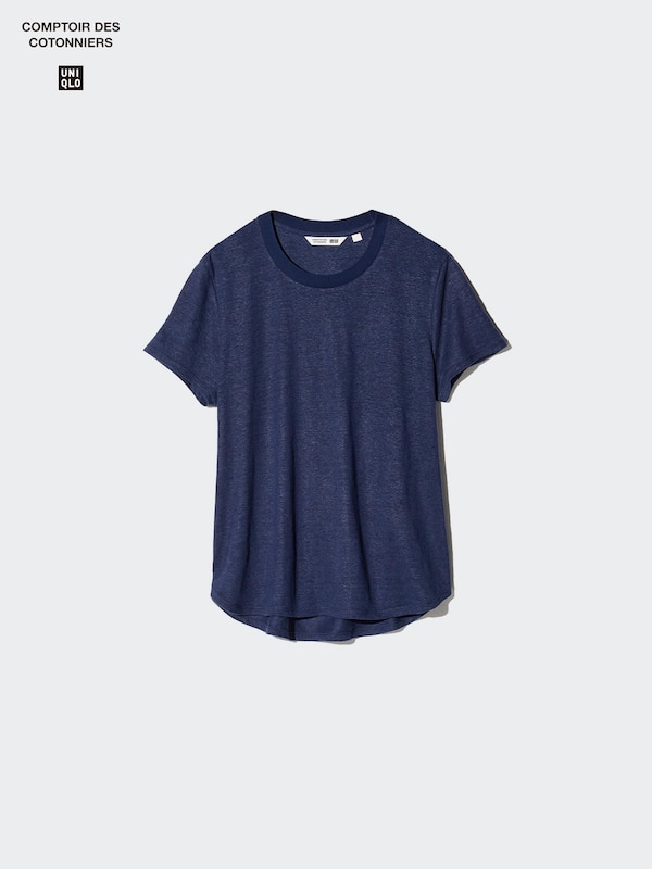 리넨크루넥T(반  팔)