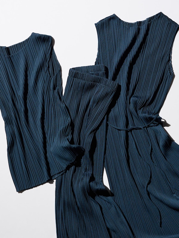 플리츠스트레이트팬츠