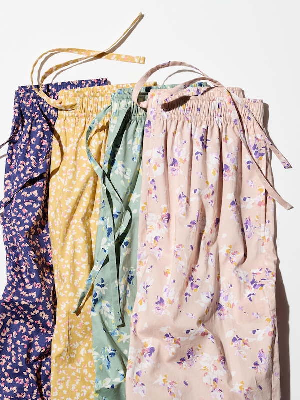 코튼RELACO크롭팬츠(컷아웃플로럴)