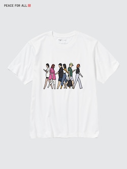 PEACE FOR ALL 그래픽T(반팔·레귤러핏)Julian Opie