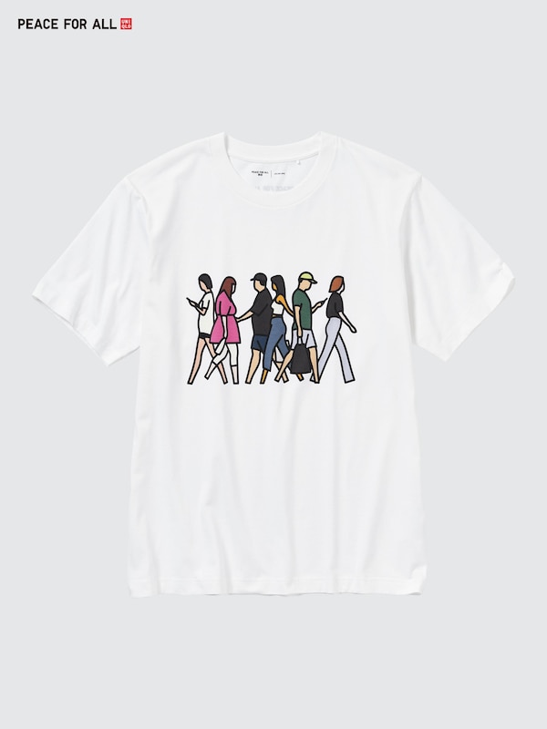 PEACE FOR ALL 그래픽T(레귤러핏)Julian Opie