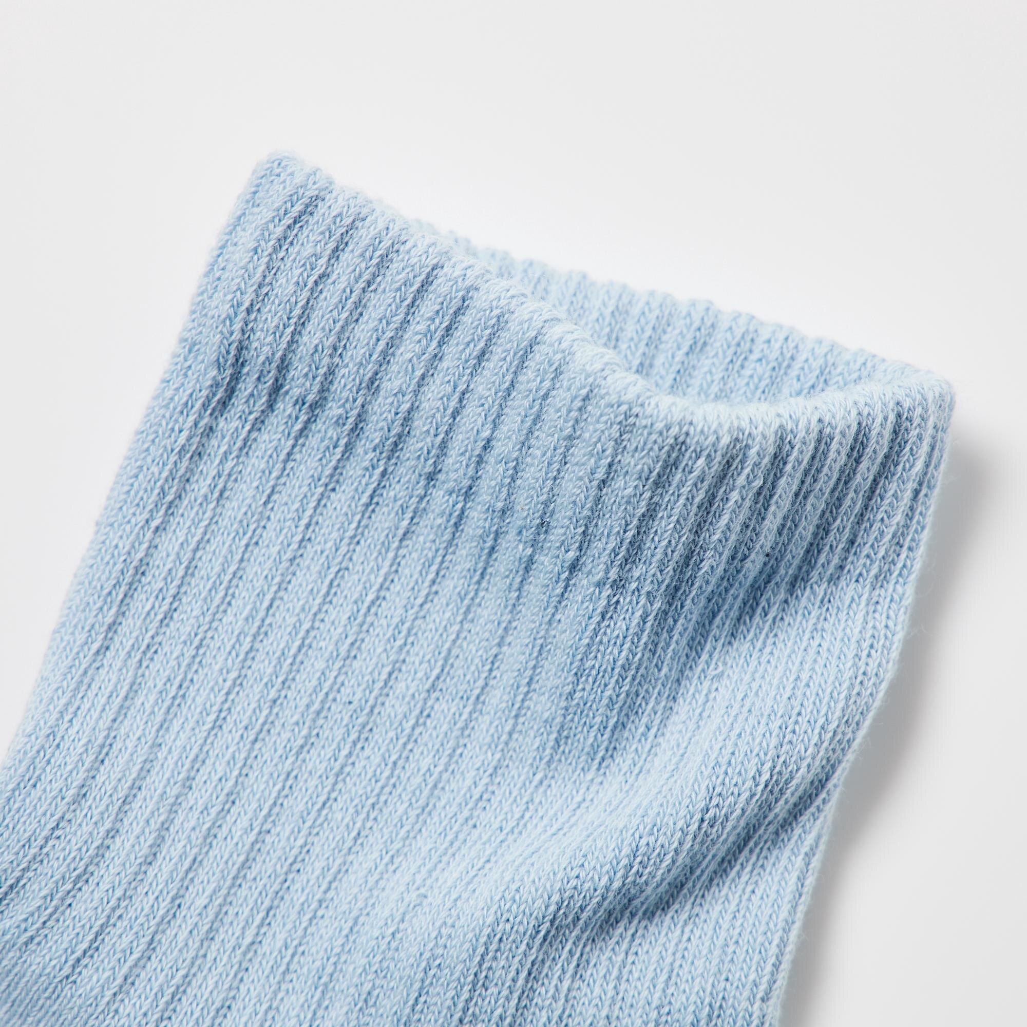 Носки Uniqlo Crew Rib Pile, 3 пары