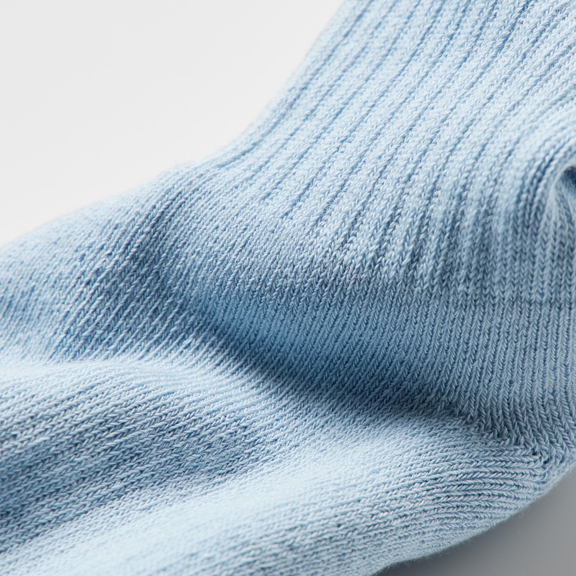 Носки Uniqlo Crew Rib Pile, 3 пары