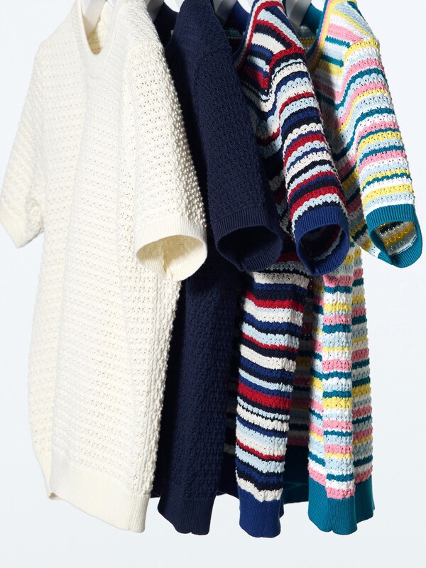 포인텔스트라이프크루넥스웨터(반팔)