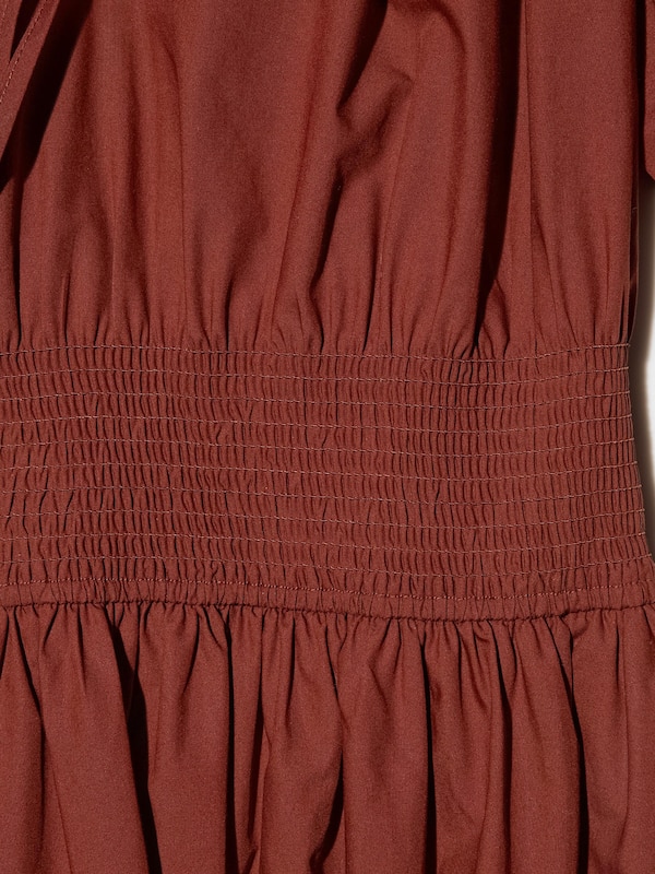 볼륨슬리브원피스(반팔)