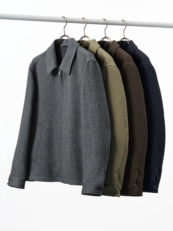 싱글칼라쇼트블루종