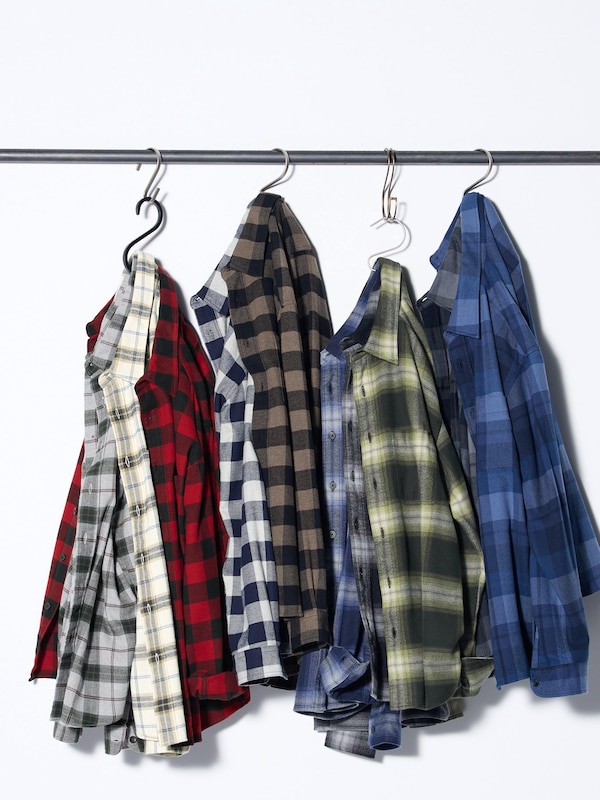 플란넬셔츠(긴팔·레귤러칼라)체크B