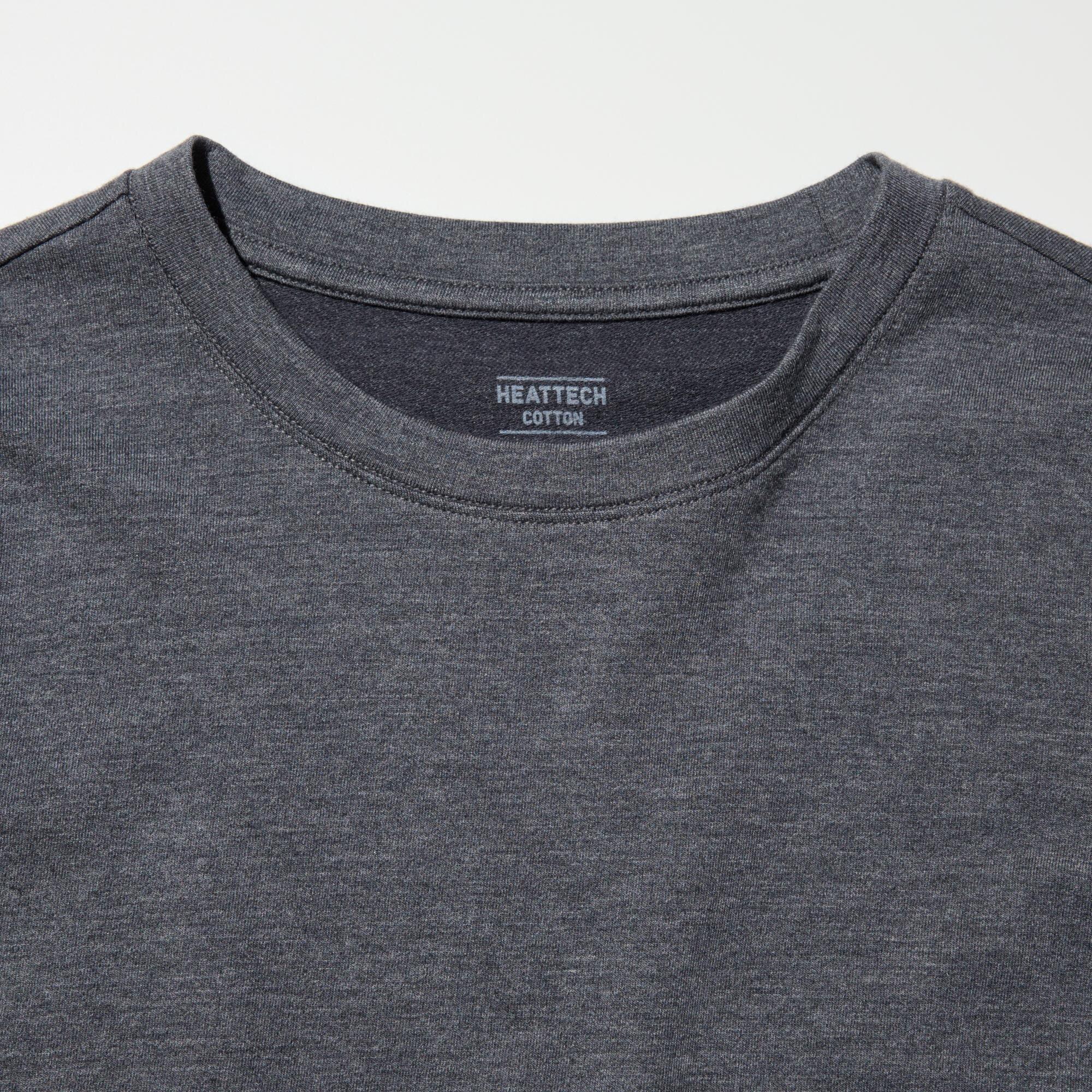 Футболка детская Uniqlo HEATTECH Extra Warm Cotton Crew Neck T с длинным рукавом