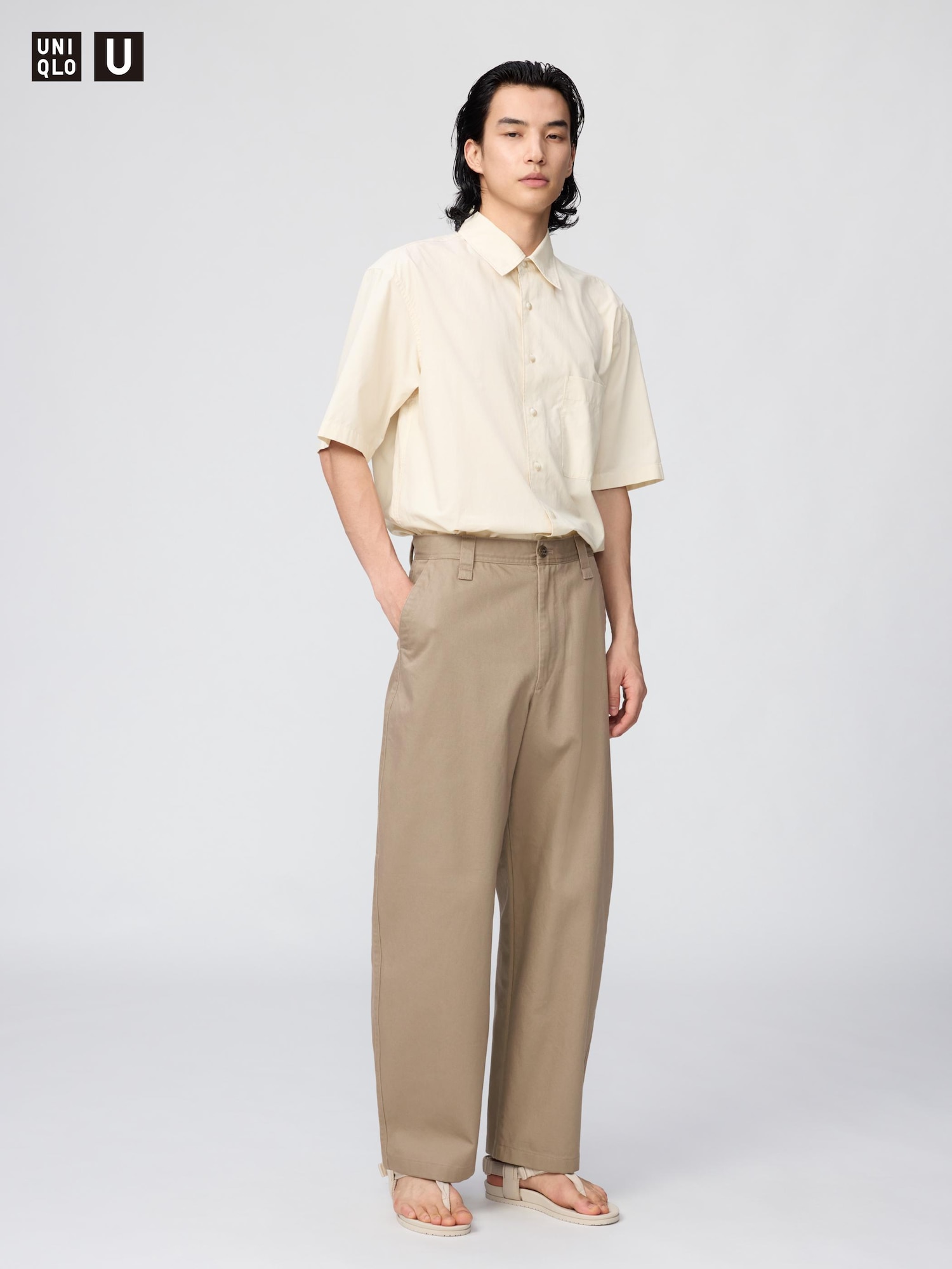 Брюки чинос Wide Fit (длина 72.5-74.5см)
