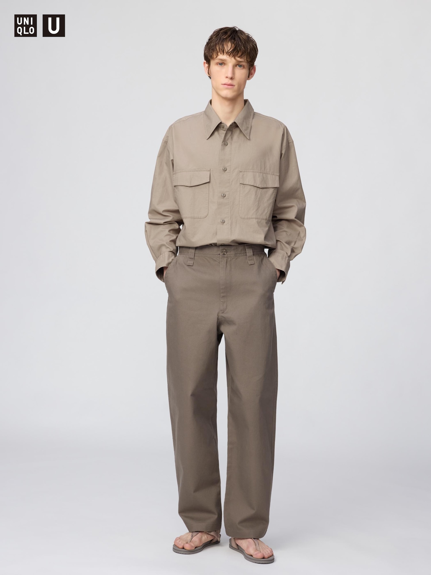 Брюки чинос Wide Fit (длина 72.5-74.5см)