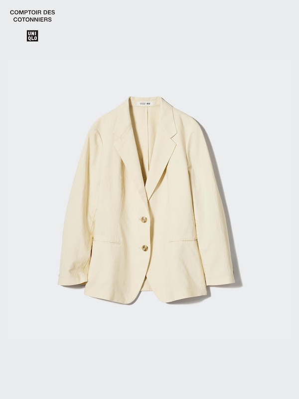리넨블렌드재킷(셋업가능)