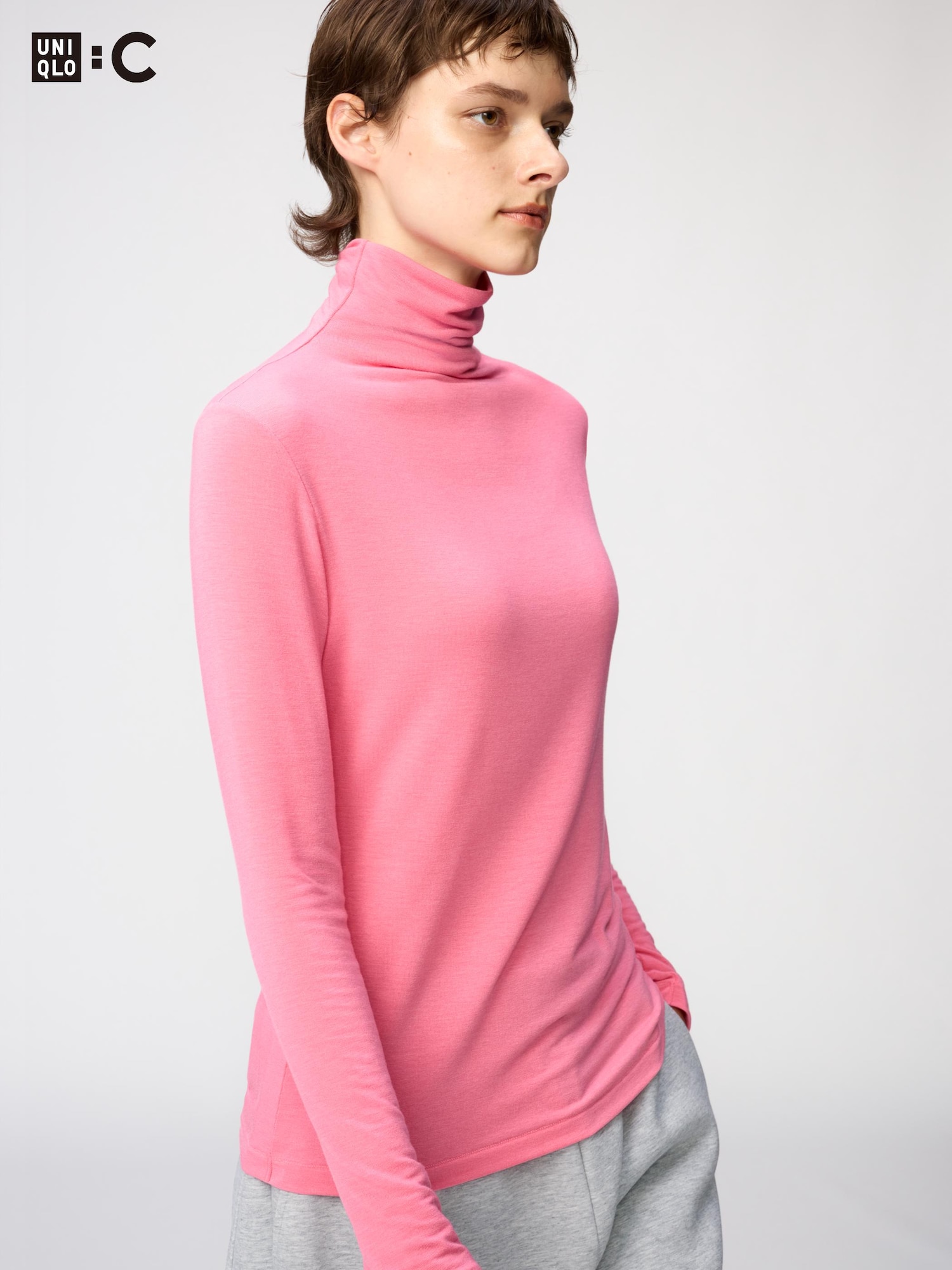 Водолазка с длинным рукавом Uniqlo HEATTECH Cashmere Blend Turtleneck Extra Warm