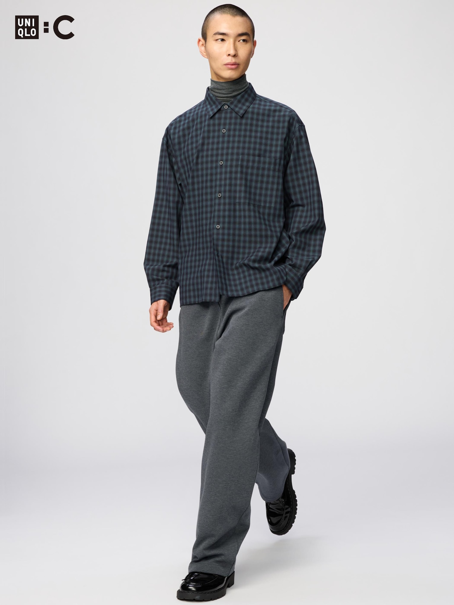 Брюки Uniqlo Sweat Wide Pants, длина ноги 70–76 см