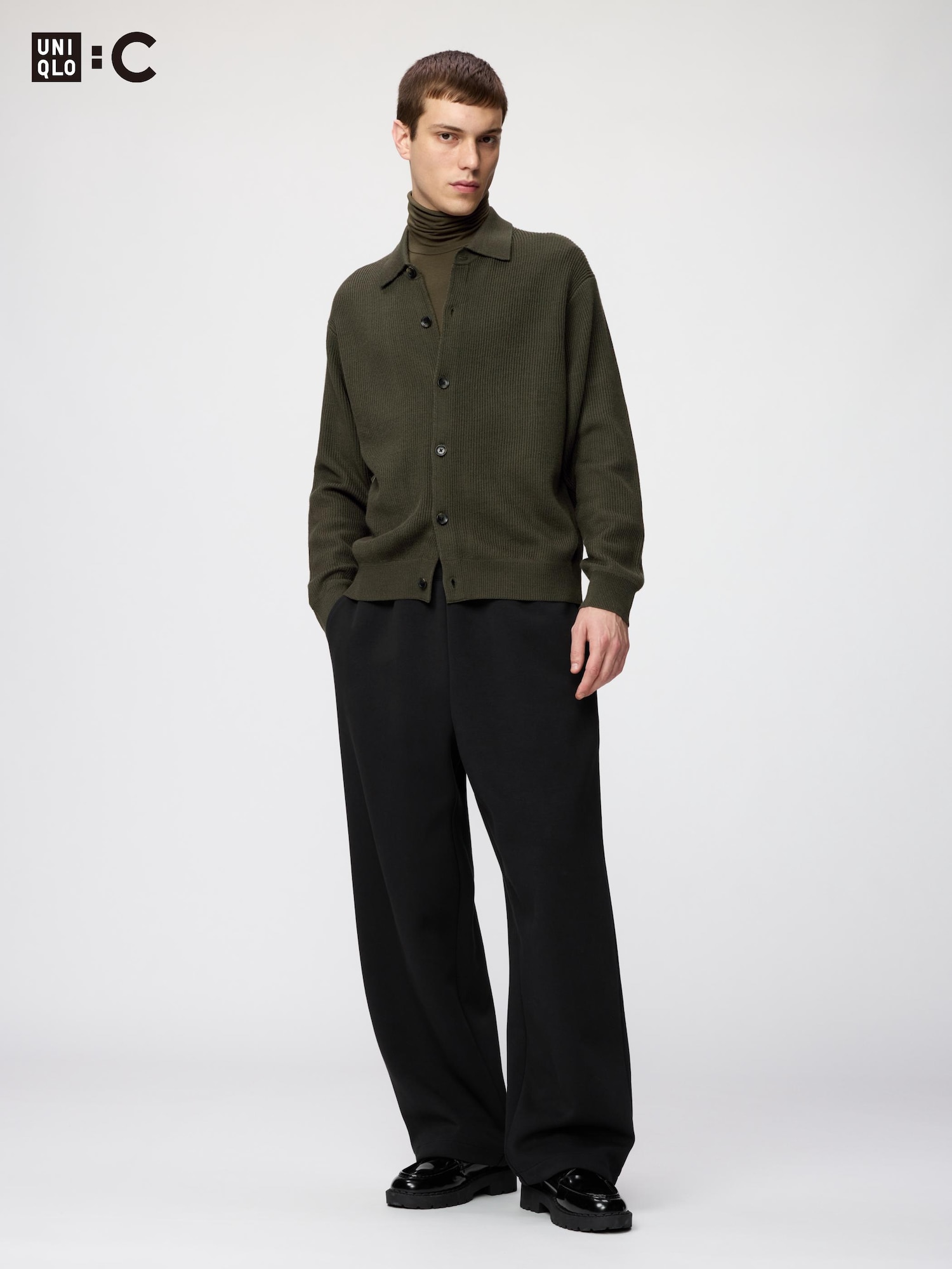 Брюки Uniqlo Sweat Wide Pants, длина ноги 70–76 см