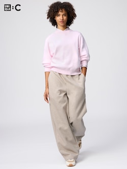 스웨트와이드팬츠(다리길이70~76cm·긴기장)