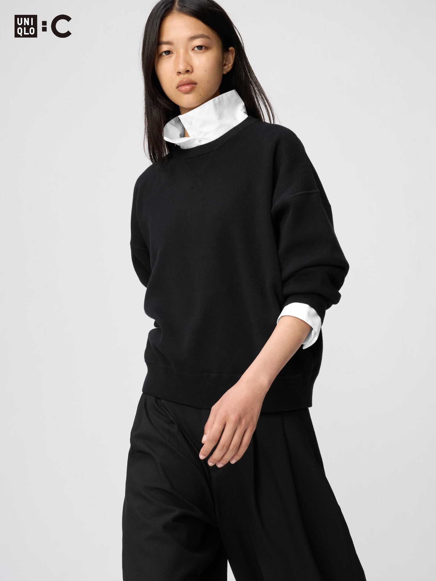 Свитер Uniqlo Smooth Cotton Crew Neck Sweater