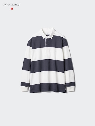 Oversized Rugger Polo Shirt (Stripe)