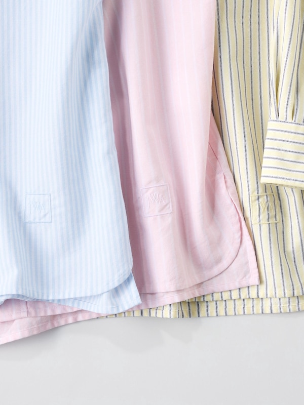 옥스포드오버사이즈셔츠(긴팔)스트라이프C