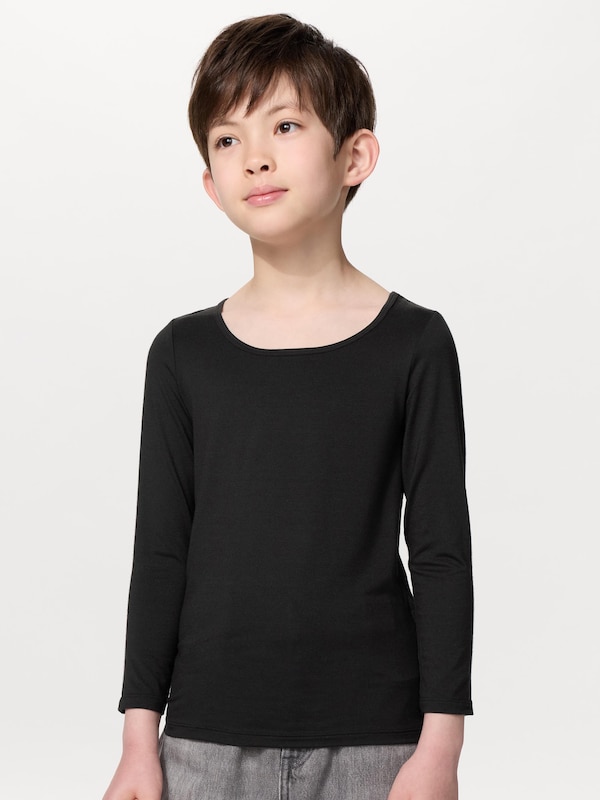 KIDS히트텍U넥T(긴팔)