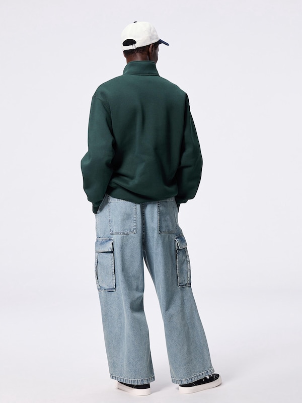 GU데님슈퍼와이드카고팬츠