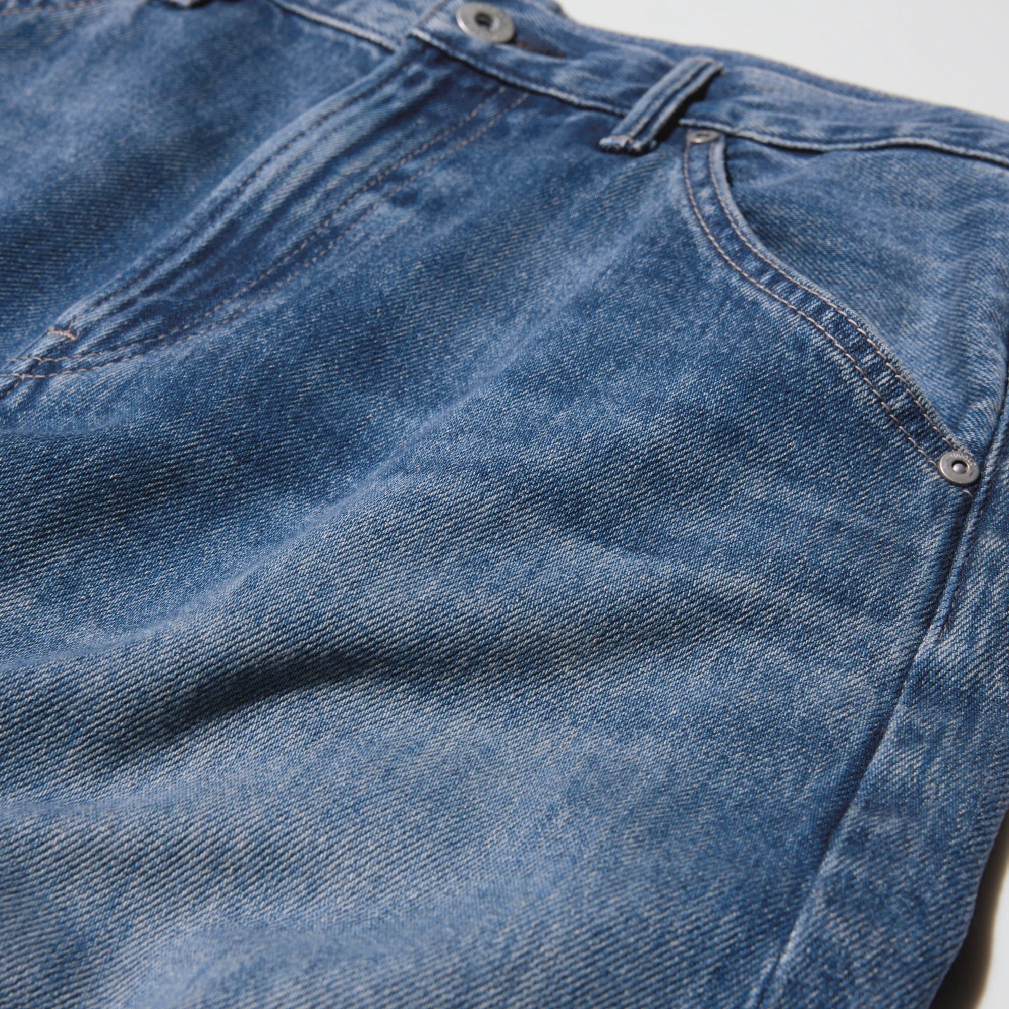 Джинсы Uniqlo Baggy Barrel Leg Jeans, длина 75 см