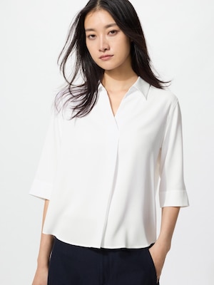 레이온스키퍼칼라블라우스(7부)