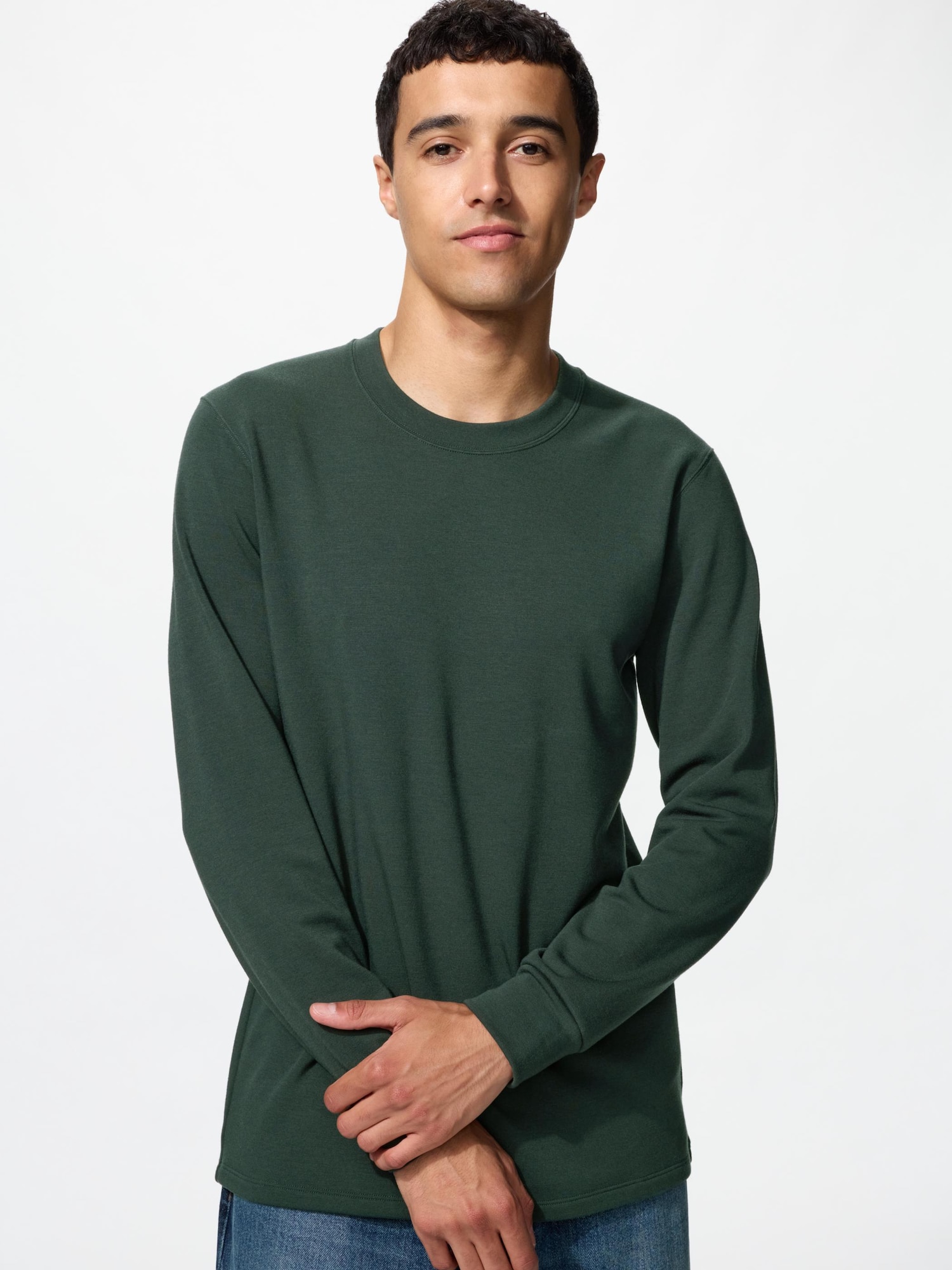 Лонгслив Uniqlo HEATTECH Ultra Warm Crew Neck T-Shirt