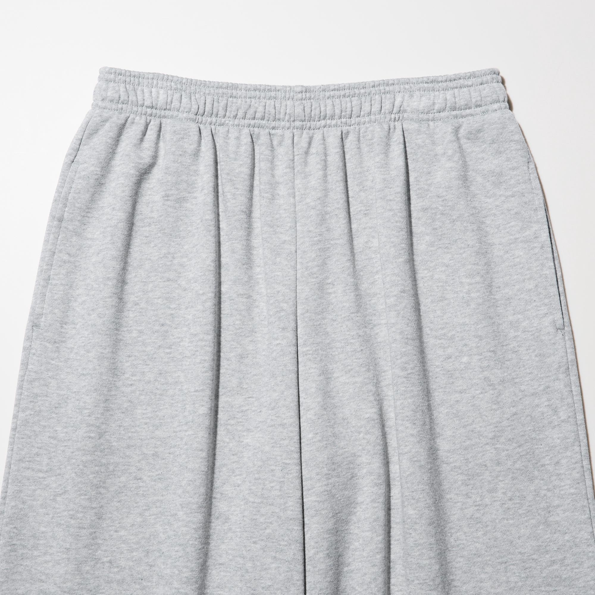 Брюки Uniqlo Sweat Wide Pants, длина штанины 70–73 см