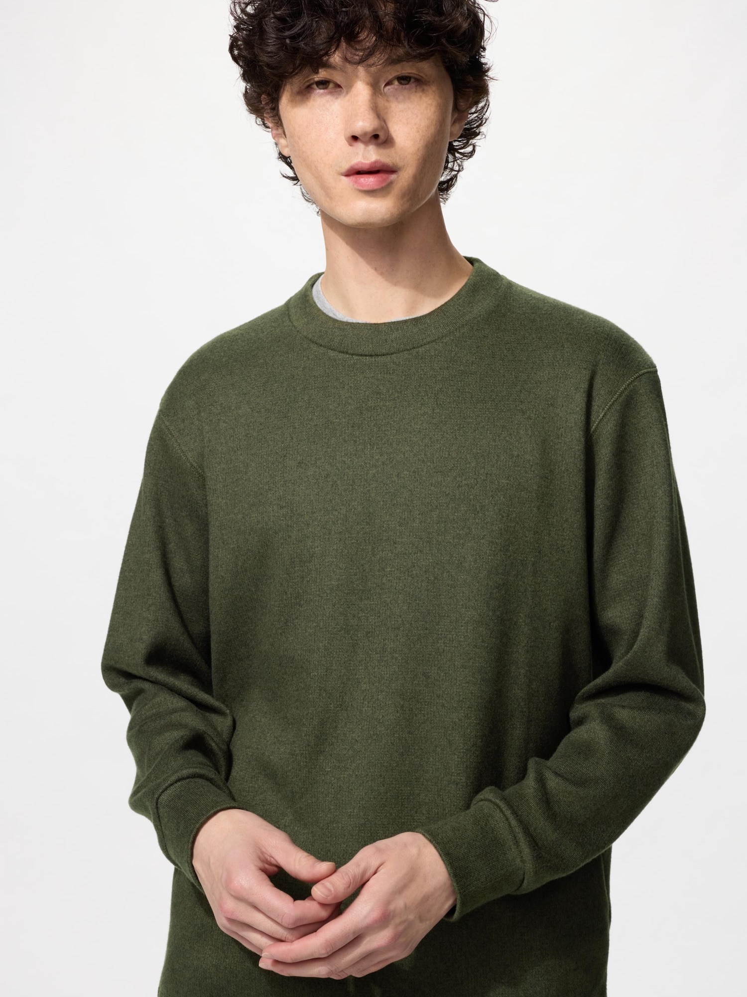 Футболка Uniqlo Soft Knit Fleece Crew Neck T