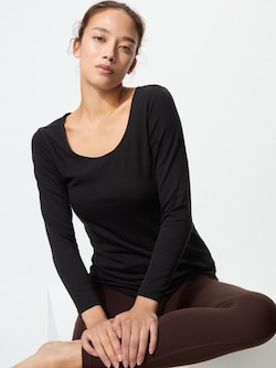 히트텍코튼U넥T(8부)엑스트라웜