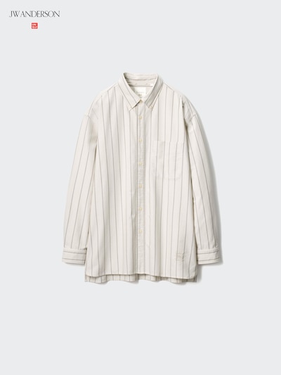 옥스포드오버사이즈셔츠(긴팔)스트라이프