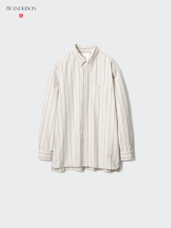옥스포드오버사이즈셔츠(긴팔)스트라이프