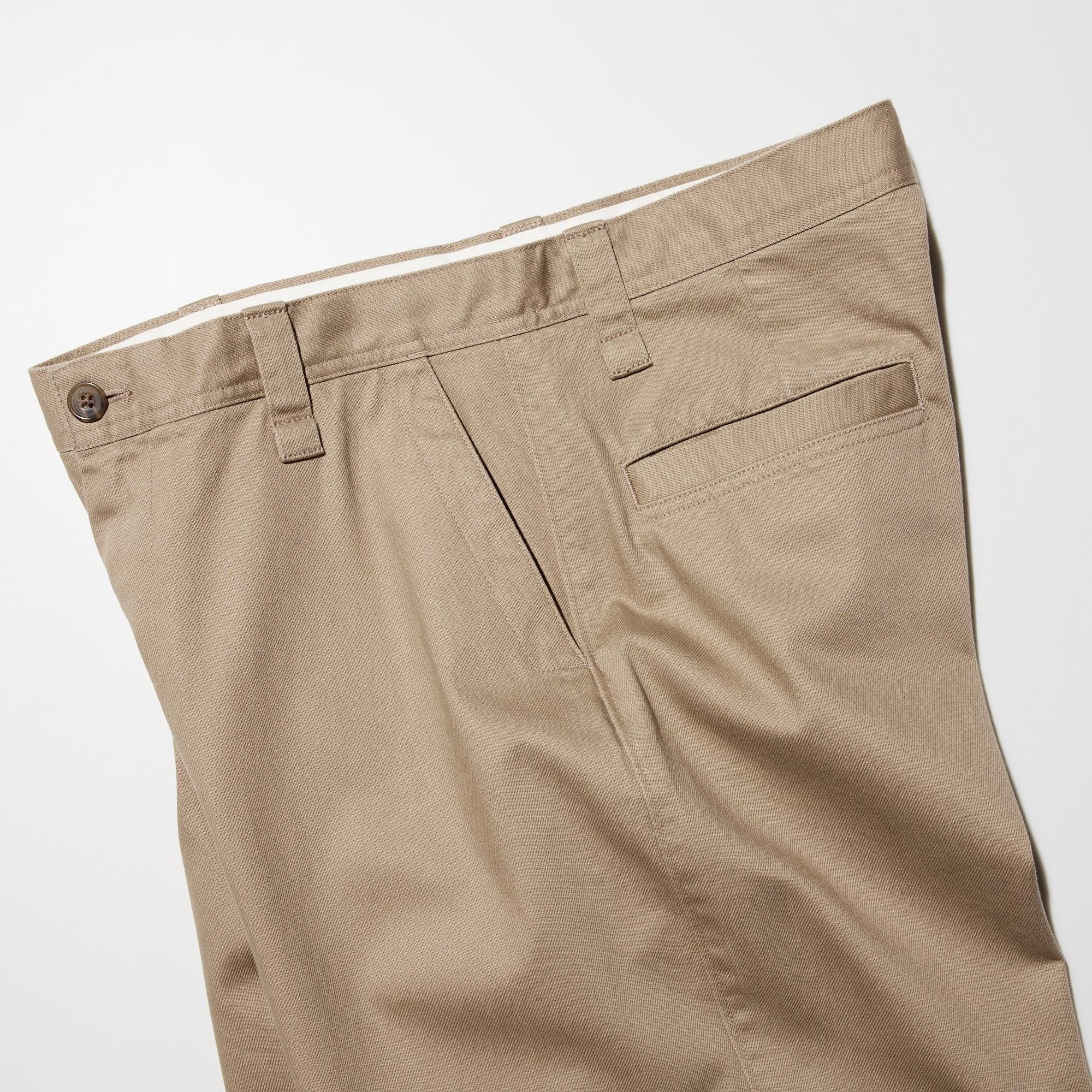Брюки Uniqlo Wide Chino Pants, длинные, длина 85.5 см