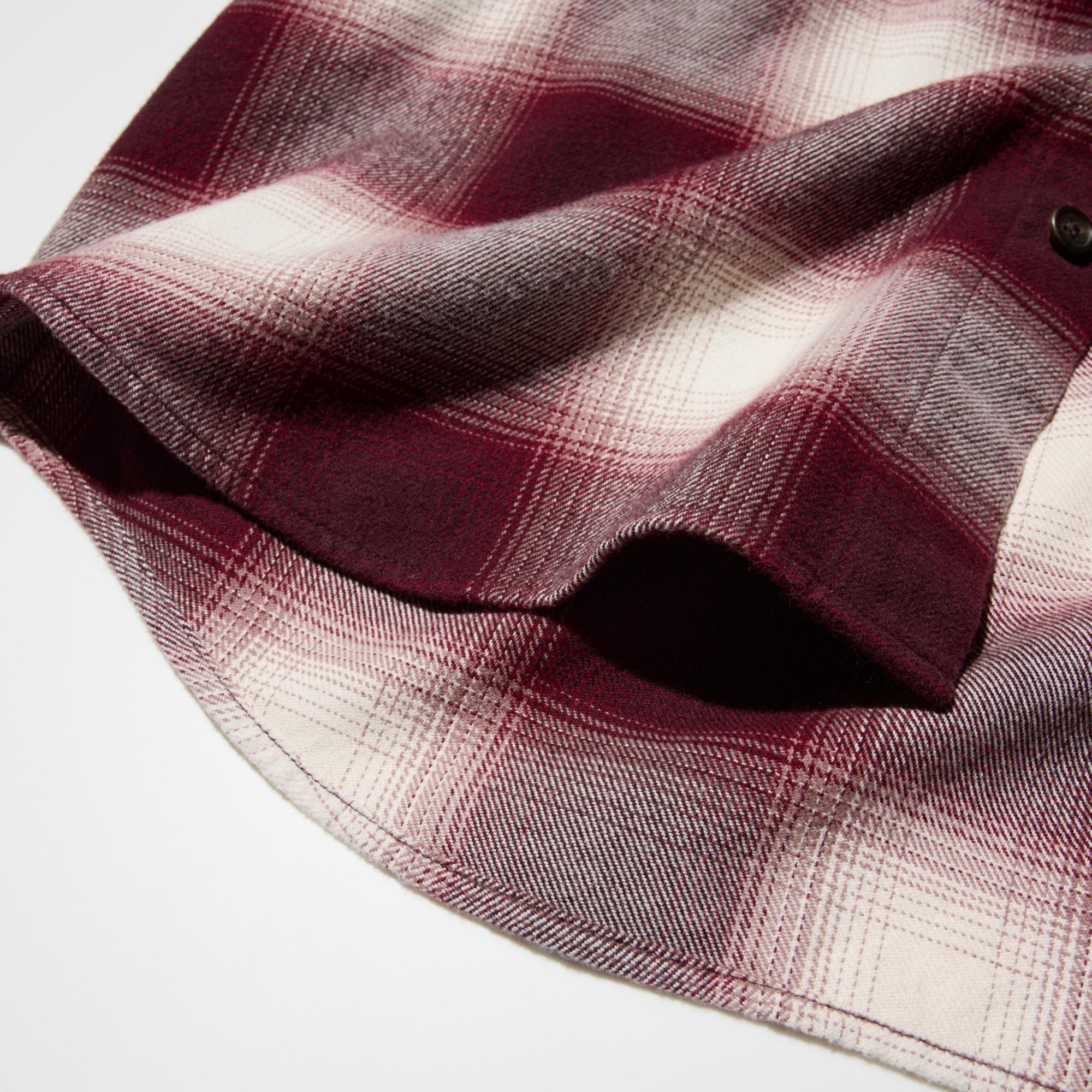 Фланелевая рубашка Uniqlo Ombre Check A