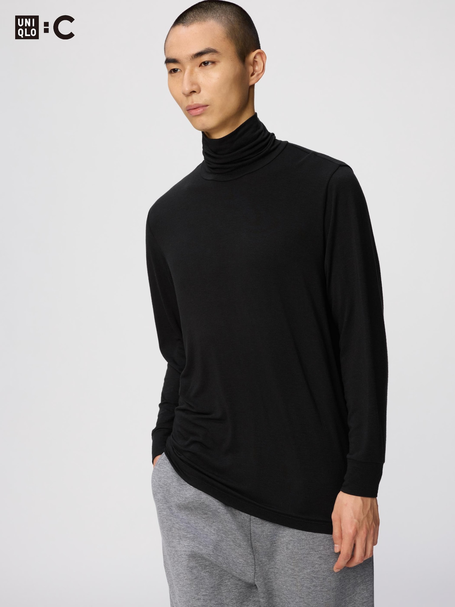 Водолазка Uniqlo HEATTECH Cashmere Blend Turtleneck T (9/10 Sleeve) Extra Warm